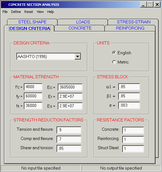 Concrete Section Analysis