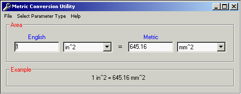 Metric Conversion Utility